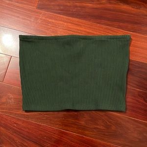 Urban Outfitters Forest Green Tube Top